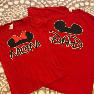 Mom and Dad Disney Shirts